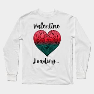 Valentine loading gradient Long Sleeve T-Shirt